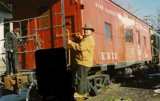 train pic in old train yard